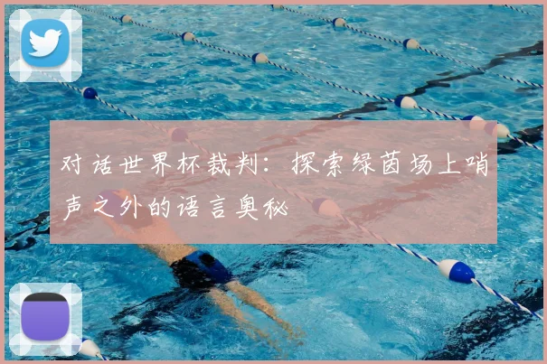 对话世界杯裁判：探索绿茵场上哨声之外的语言奥秘